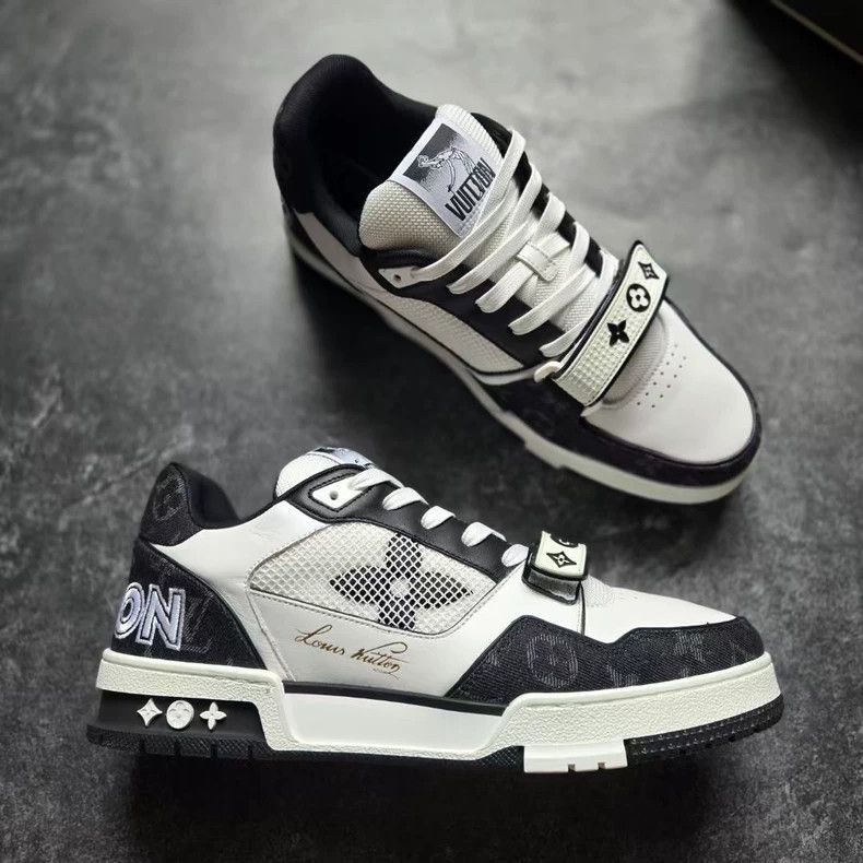 Louis Vuitton LOUIS VUITTON LV TRAINER Shoes with Velcro Size US 8.5 / EU 41-42 - 3 Thumbnail