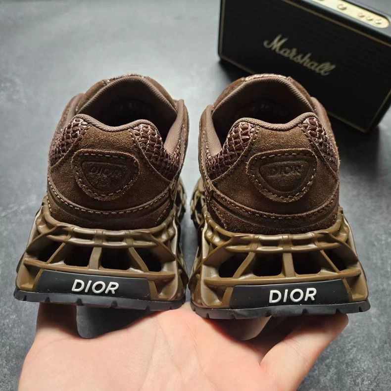 Dior Dior B35 NXXT Coffee Brown Sneakers Size US 10 / EU 43 - 6 Thumbnail