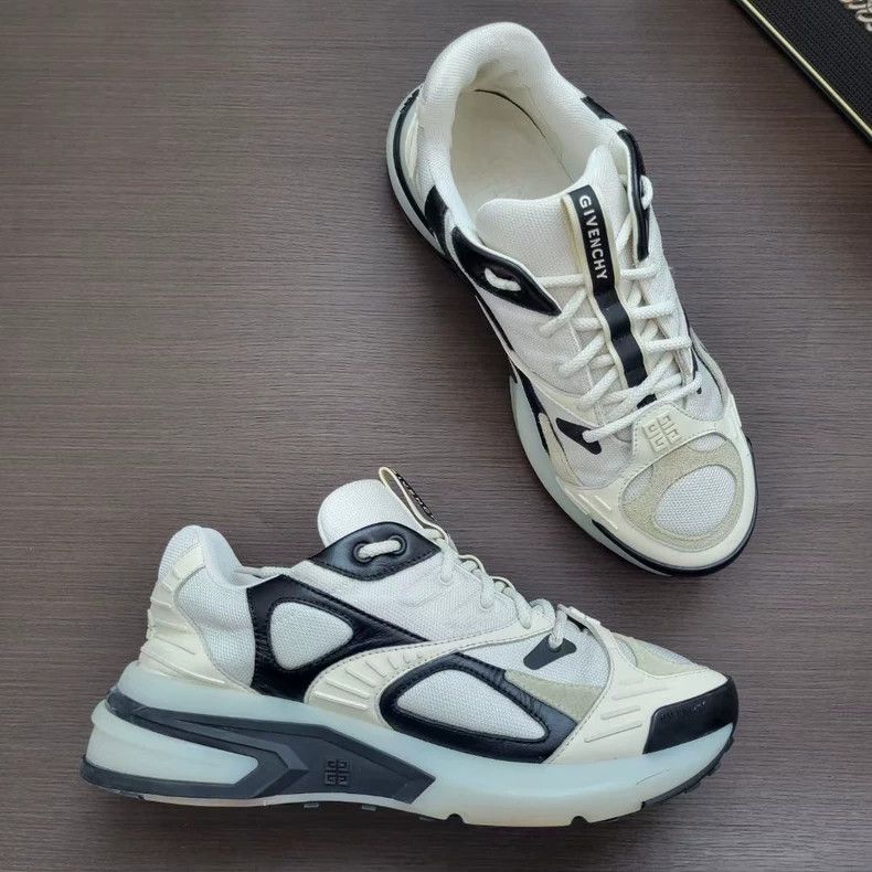 Givenchy Givenchy Giv 1 Black White Sneakers Size 41 Size US 10.5 / EU 43-44 - 3 Thumbnail