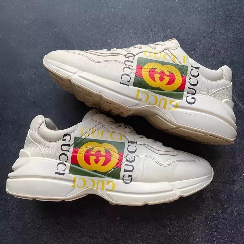 Gucci Gucci Logo Dad Shoes Size UK10.5 Size US 11.5 / EU 44-45 - 5 Thumbnail