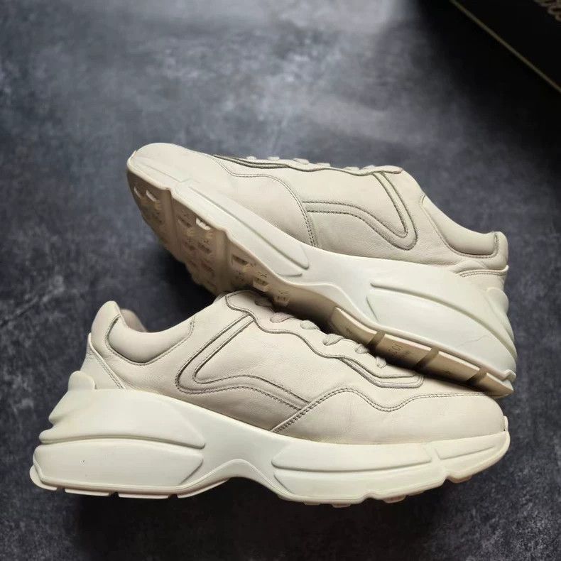 Gucci GUCCI Rhyton Dad Sneakers in Ivory White Size US 6.5 / EU 39-40 - 5 Thumbnail