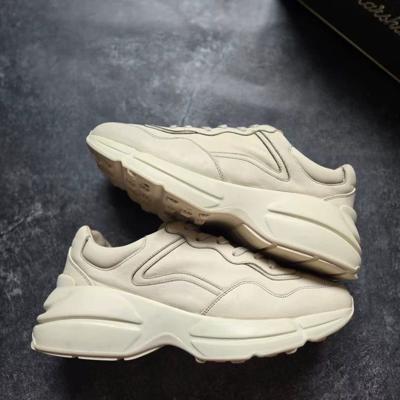 Gucci GUCCI Rhyton Dad Sneakers in Ivory White Size US 6.5 / EU 39-40 - 4 Thumbnail