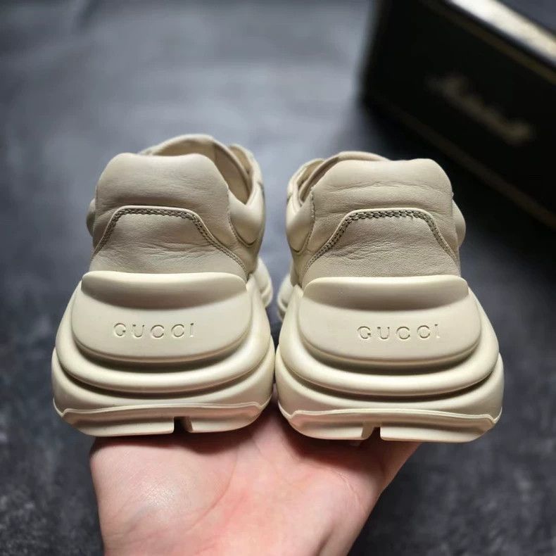 Gucci GUCCI Rhyton Dad Sneakers in Ivory White Size US 6.5 / EU 39-40 - 6 Thumbnail