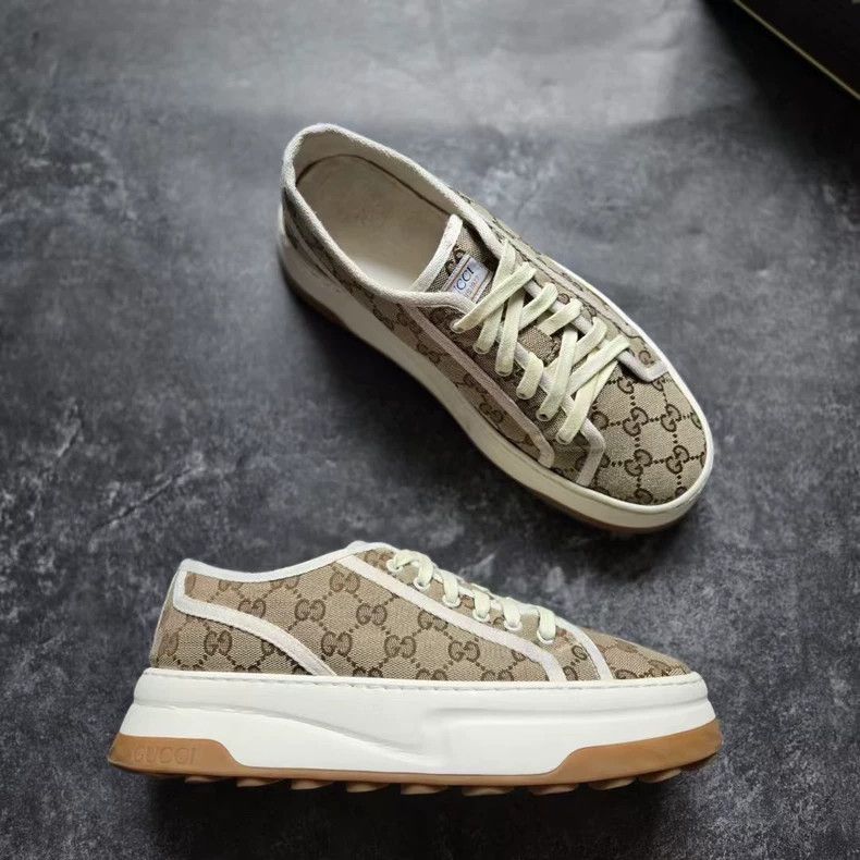 Gucci Gucci Interlocking Print Thick Sole Sneakers Size US 8.5 / EU 41-42 - 3 Thumbnail
