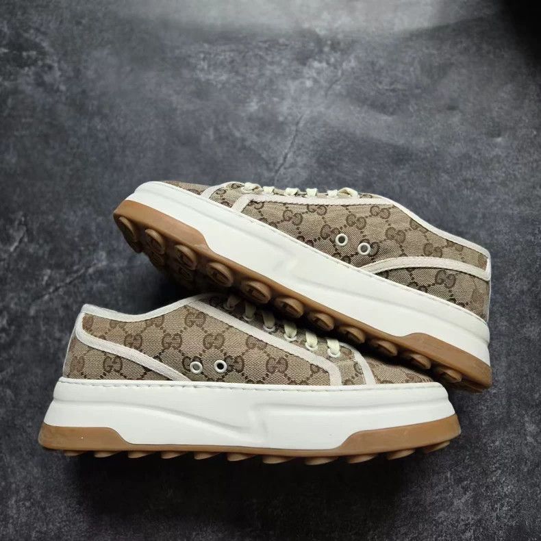 Gucci Gucci Interlocking Print Thick Sole Sneakers Size US 8.5 / EU 41-42 - 5 Thumbnail