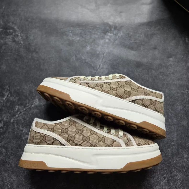 Gucci Gucci Interlocking Print Thick Sole Sneakers Size US 8.5 / EU 41-42 - 4 Thumbnail