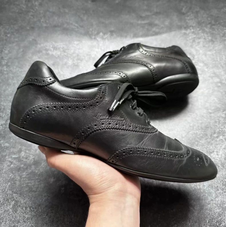 Louis Vuitton Louis Vuitton Derby Leather Shoes UK8.5 Size US 9.5 / EU 42-43 - 2 Thumbnail