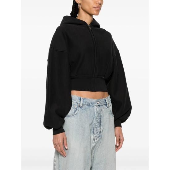 T by Alexander Wang T BY ALEXANDER WANG Women Hoodies 4CC1242077 020A BLACK Size XS / US 0-2 / IT 36-38 - 5 Thumbnail