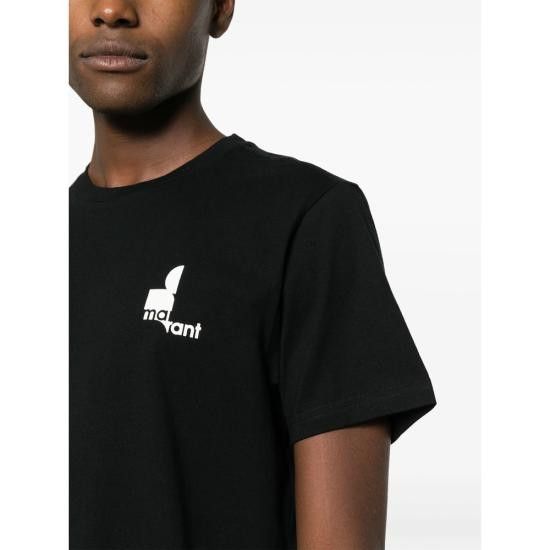 Isabel Marant ISABEL MARANT Men T-Shirts B1N21H TS0047HA 01BK BLACK Size US M / EU 48-50 / 2 - 4 Thumbnail