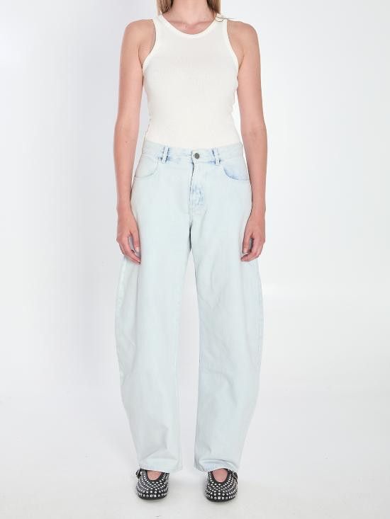 Alaia ALAIA Women Bodysuit Tops AA9B0382J085B WHITE Size XS / US 0-2 / IT 36-38 - 5 Thumbnail