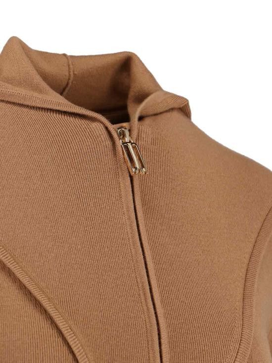 Victoria Beckham VICTORIA BECKHAM Women Hoodies 1325KTP006406A CAMEL Brown Size S / US 4 / IT 40 - 3 Thumbnail