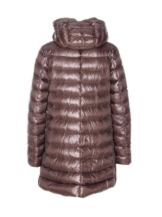 Herno HERNO Women Jackets PI00133DR 12017Z8810 Brown Size S / US 4 / IT 40 - 2 Thumbnail