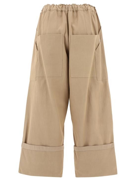 Moncler MONCLER Women Straight Pants 2A00001 M14352A3 Beige Size 28" / US 6 / IT 42 - 2 Thumbnail