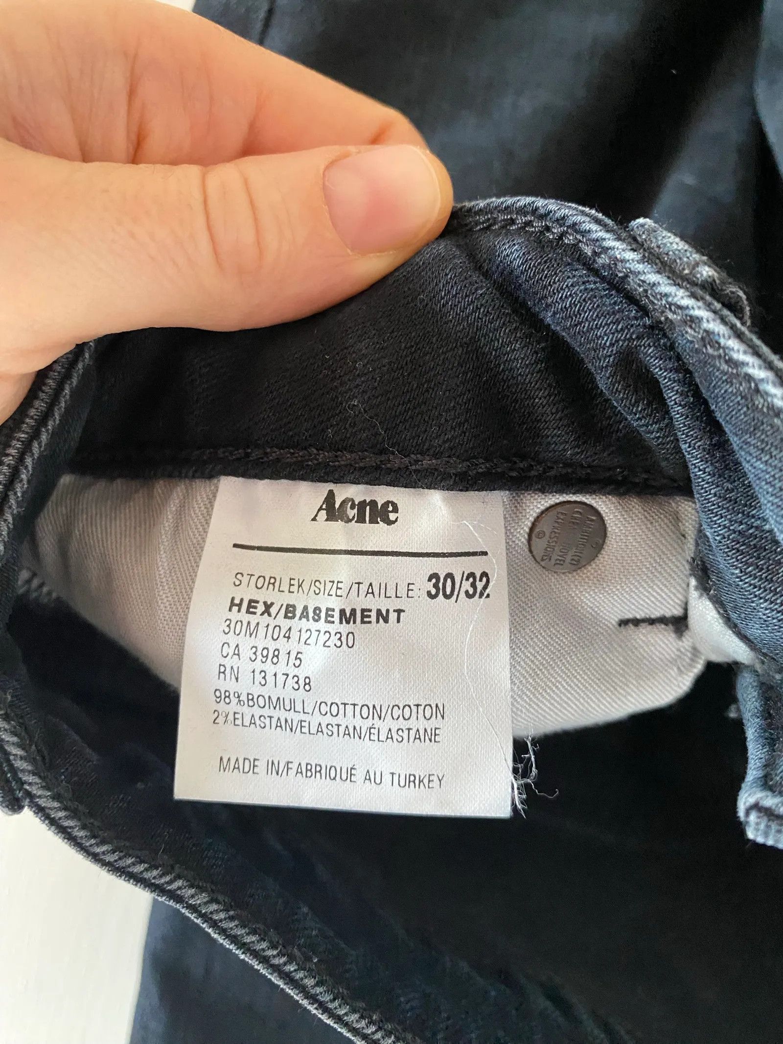 Acne Studios Acne Studios Hex Basement Jeans Size 30" / US 8 / IT 44 - 3 Thumbnail