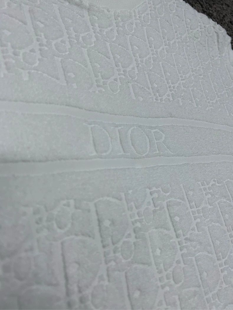 Dior Dior Embossed Logo Towel Short Sleeve Shirt Size US L / EU 52-54 / 3 - 3 Thumbnail