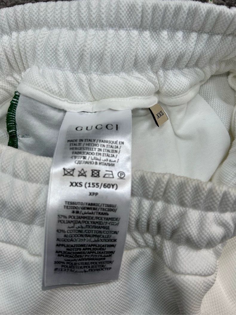 Gucci Gucci White Green Striped Drawstring Shorts Size US 26 / EU 42 - 6 Thumbnail