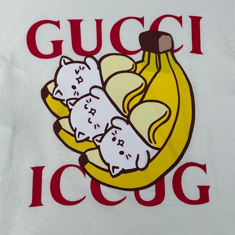 Gucci Gucci Bananya Short Sleeve T-Shirt Size US XXS / EU 40 - 3 Thumbnail