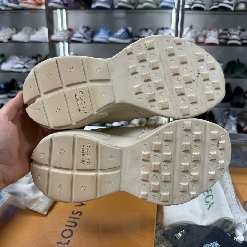 Gucci GUCCI Beige Square Dad Sneakers Size UK7 Size US 8 / EU 41 - 7 Thumbnail