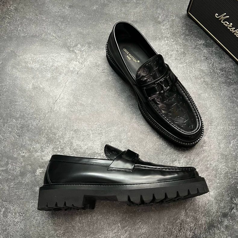 Louis Vuitton Louis Vuitton Major Embossed Loafers Size 8.5 Size US 8.5 / EU 41-42 - 3 Thumbnail