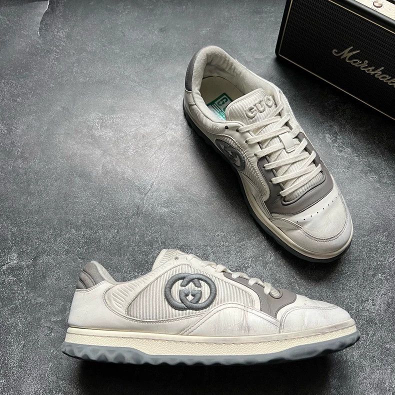 Gucci Gucci MAC80 Sneakers in Gray and White Size US 9 / EU 42 - 3 Thumbnail