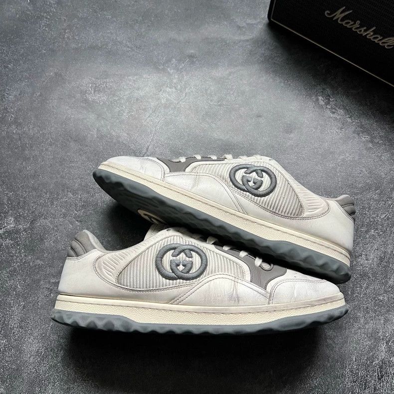Gucci Gucci MAC80 Sneakers in Gray and White Size US 9 / EU 42 - 4 Thumbnail