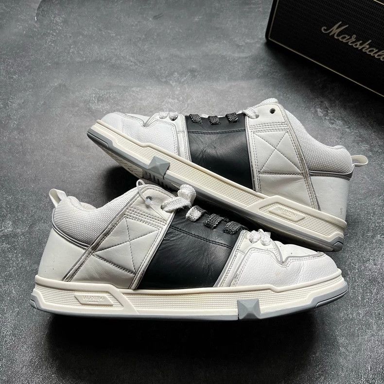 Valentino Valentino Open Skate Black White Sneakers Size US 9 / EU 42 - 4 Thumbnail