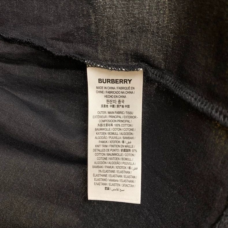 Burberry Burberry Black Printed Short Sleeve Shirt Size US S / EU 44-46 / 1 - 4 Thumbnail