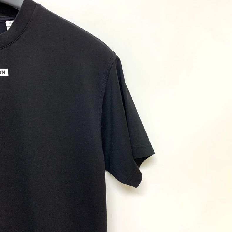 Burberry Burberry Black Printed Short Sleeve Shirt Size US S / EU 44-46 / 1 - 7 Thumbnail