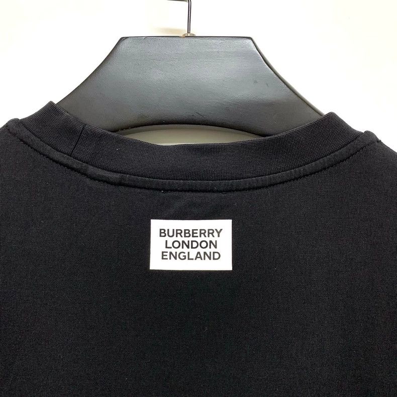 Burberry Burberry Black Printed Short Sleeve Shirt Size US S / EU 44-46 / 1 - 8 Thumbnail