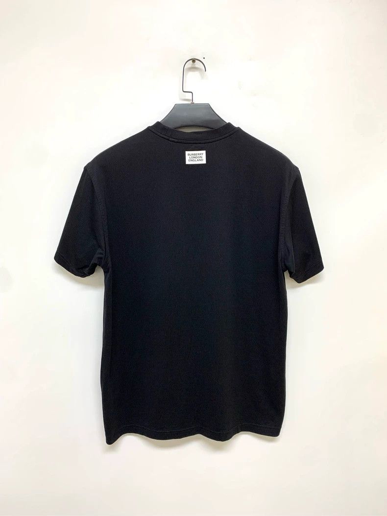 Burberry Burberry Black Printed Short Sleeve Shirt Size US S / EU 44-46 / 1 - 2 Thumbnail