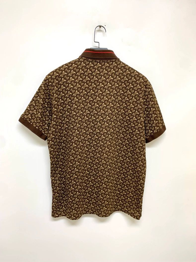 Burberry Burberry Polo Shirt with Logo and Pattern Size US L / EU 52-54 / 3 - 2 Thumbnail