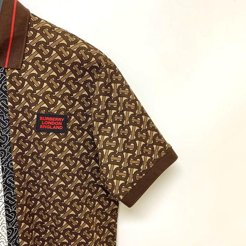 Burberry Burberry Polo Shirt with Logo and Pattern Size US L / EU 52-54 / 3 - 8 Thumbnail