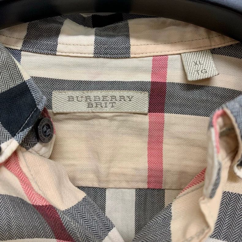 Burberry Burberry Check Pattern Long Sleeve Shirt XL Size US XL / EU 56 / 4 - 3 Thumbnail