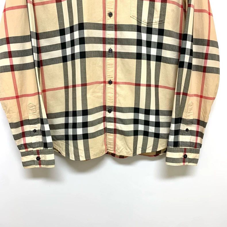 Burberry Burberry Check Pattern Long Sleeve Shirt XL Size US XL / EU 56 / 4 - 6 Thumbnail