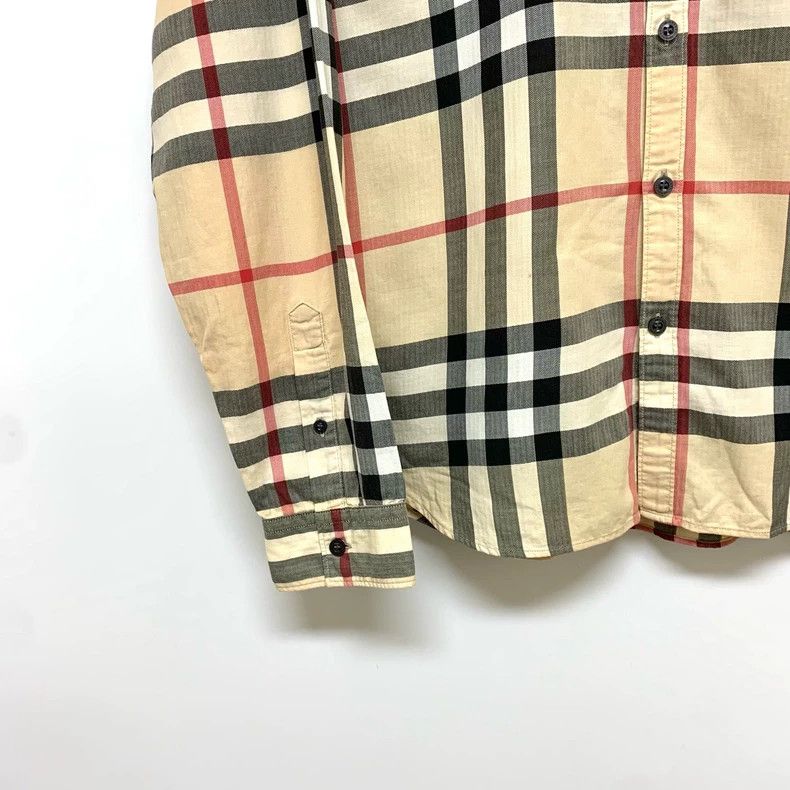 Burberry Burberry Check Pattern Long Sleeve Shirt XL Size US XL / EU 56 / 4 - 7 Thumbnail