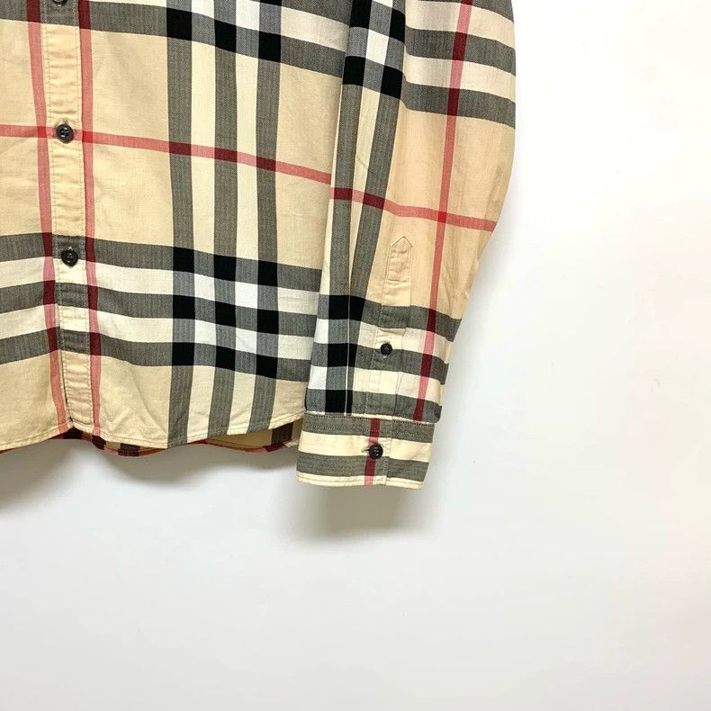 Burberry Burberry Check Pattern Long Sleeve Shirt XL Size US XL / EU 56 / 4 - 8 Thumbnail