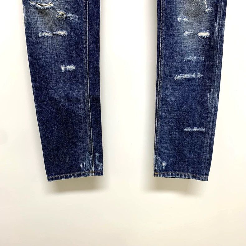 Dolce & Gabbana DG Distressed Denim Long Pants Size 44 Size US 44 / EU 60 - 6 Thumbnail