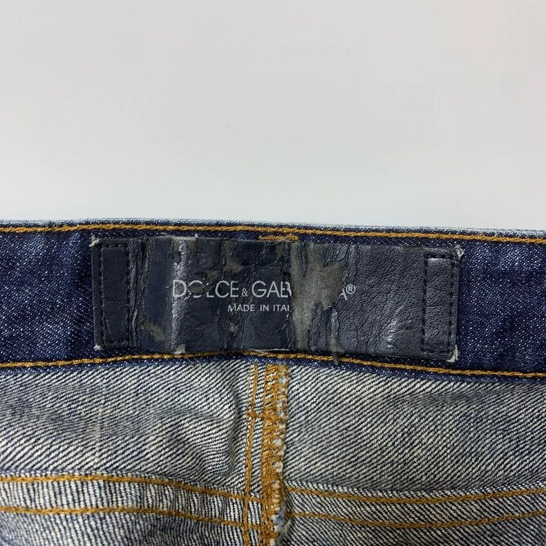Dolce & Gabbana DG Distressed Denim Long Pants Size 44 Size US 44 / EU 60 - 3 Thumbnail