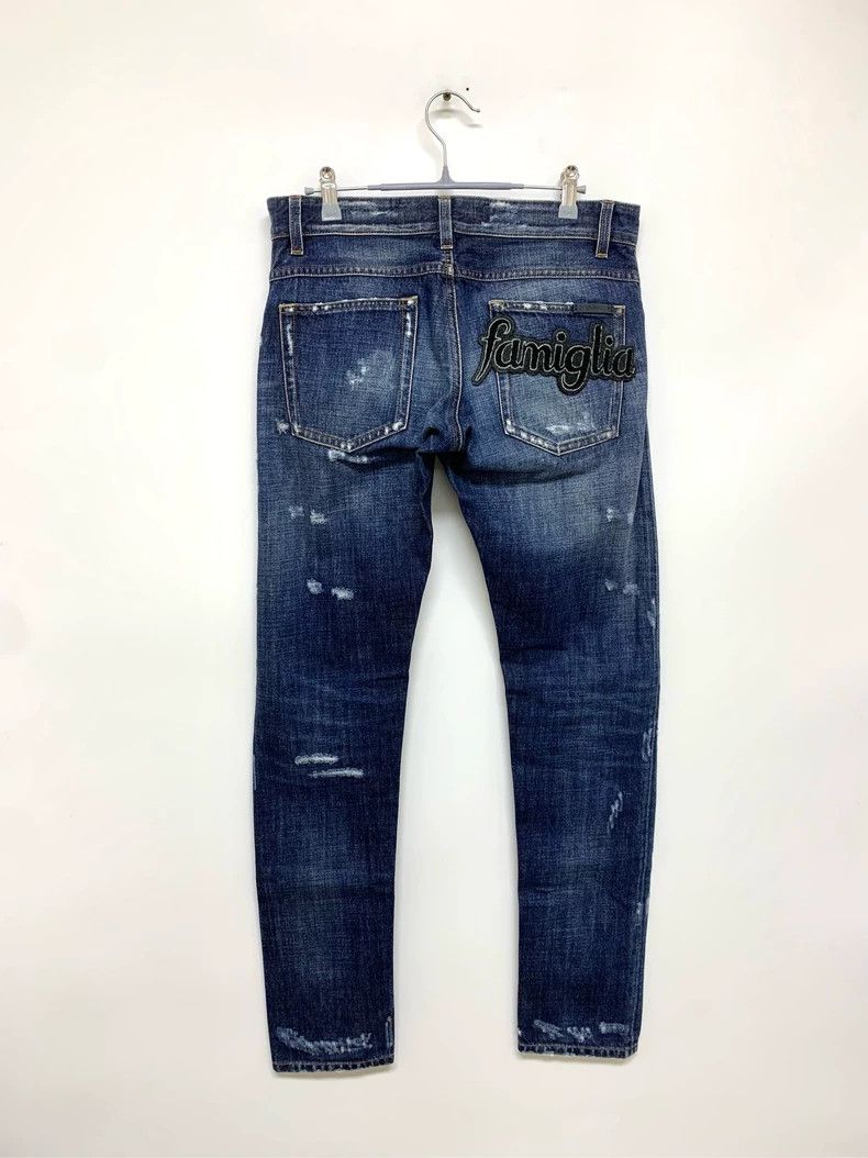 Dolce & Gabbana DG Distressed Denim Long Pants Size 44 Size US 44 / EU 60 - 2 Thumbnail