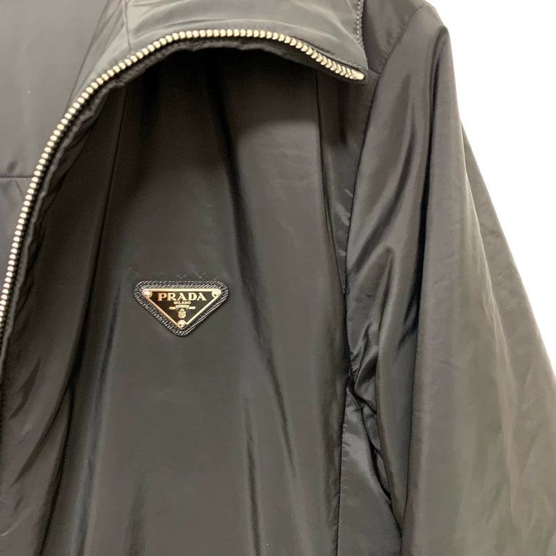 Prada Prada Black Reversible Cotton Jacket Size US L / EU 52-54 / 3 - 8 Thumbnail