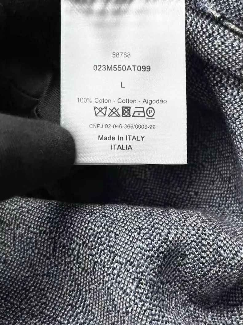 Dior Dior Monogram Knitted Cotton Shirt Size L Size US L / EU 52-54 / 3 - 5 Thumbnail