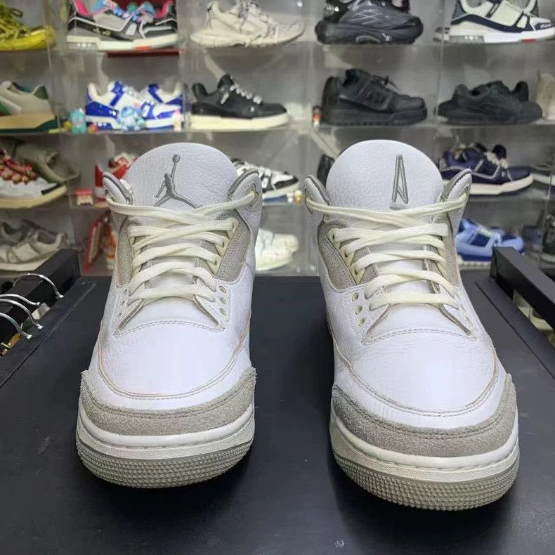 Amiri White High Top Sneakers in Good Condition Size US 10.5 / EU 43-44 - 2 Thumbnail