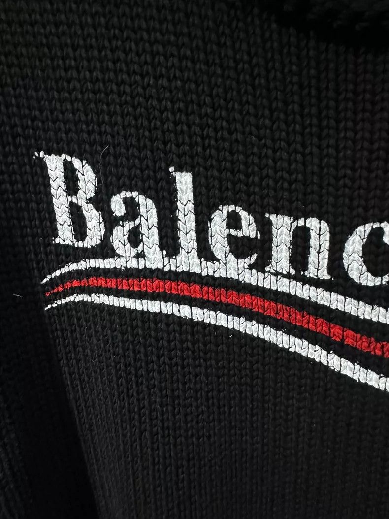 Balenciaga Balenciaga Black Distressed Hoodie Sweatshirt Size US S / EU 44-46 / 1 - 6 Thumbnail