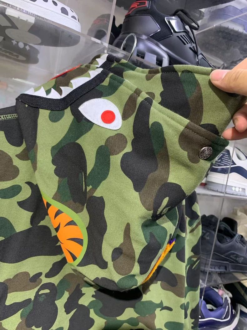 Bape BAPE Camouflage Hooded Sweatshirt Jacket Size US XXL / EU 58 / 5 - 6 Thumbnail