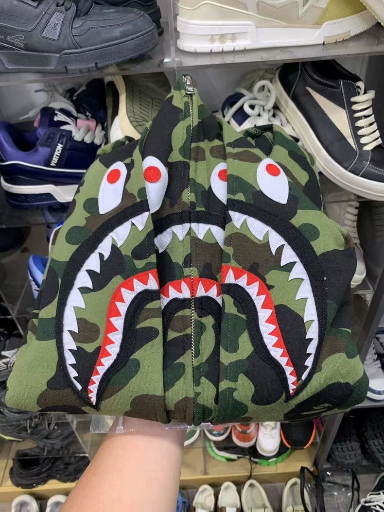 Bape BAPE Camouflage Hooded Sweatshirt Jacket Size US XXL / EU 58 / 5 - 9 Thumbnail