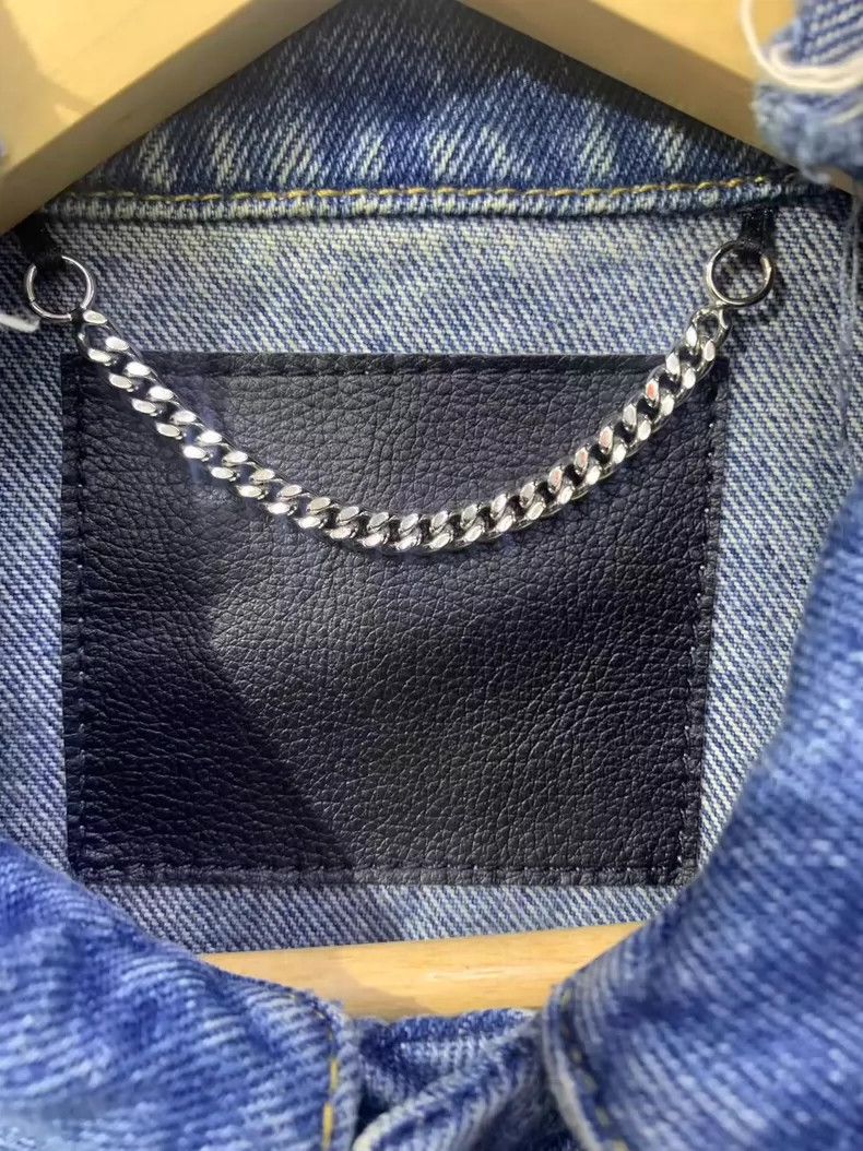 Balenciaga Balenciaga Denim Jacket Size 50 Size US L / EU 52-54 / 3 - 3 Thumbnail