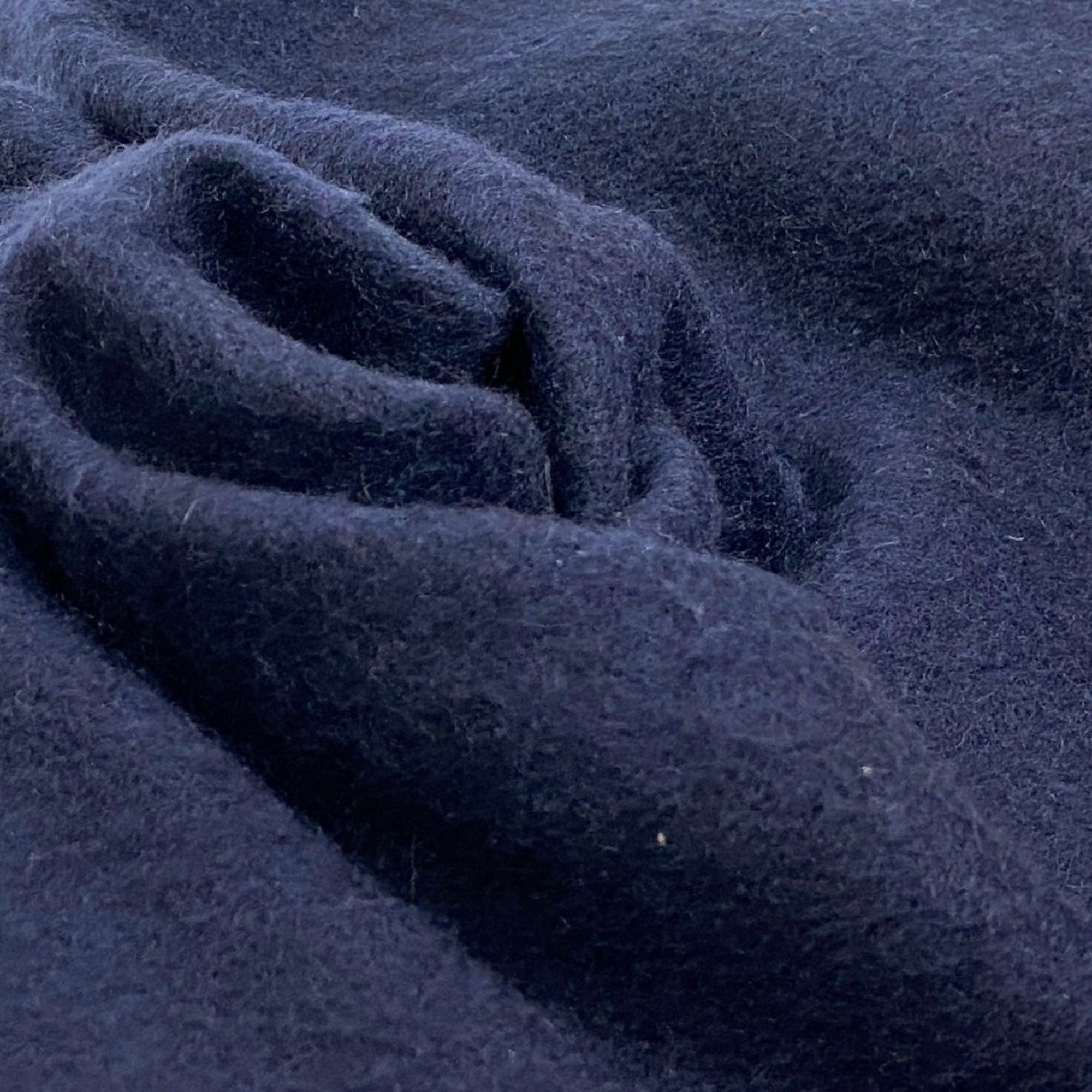 Alfred Dunhill Dunhill 100% Cashmere Stole Shawl Scarf Fluffy Thick Navy Unisex Size ONE SIZE - 5 Thumbnail