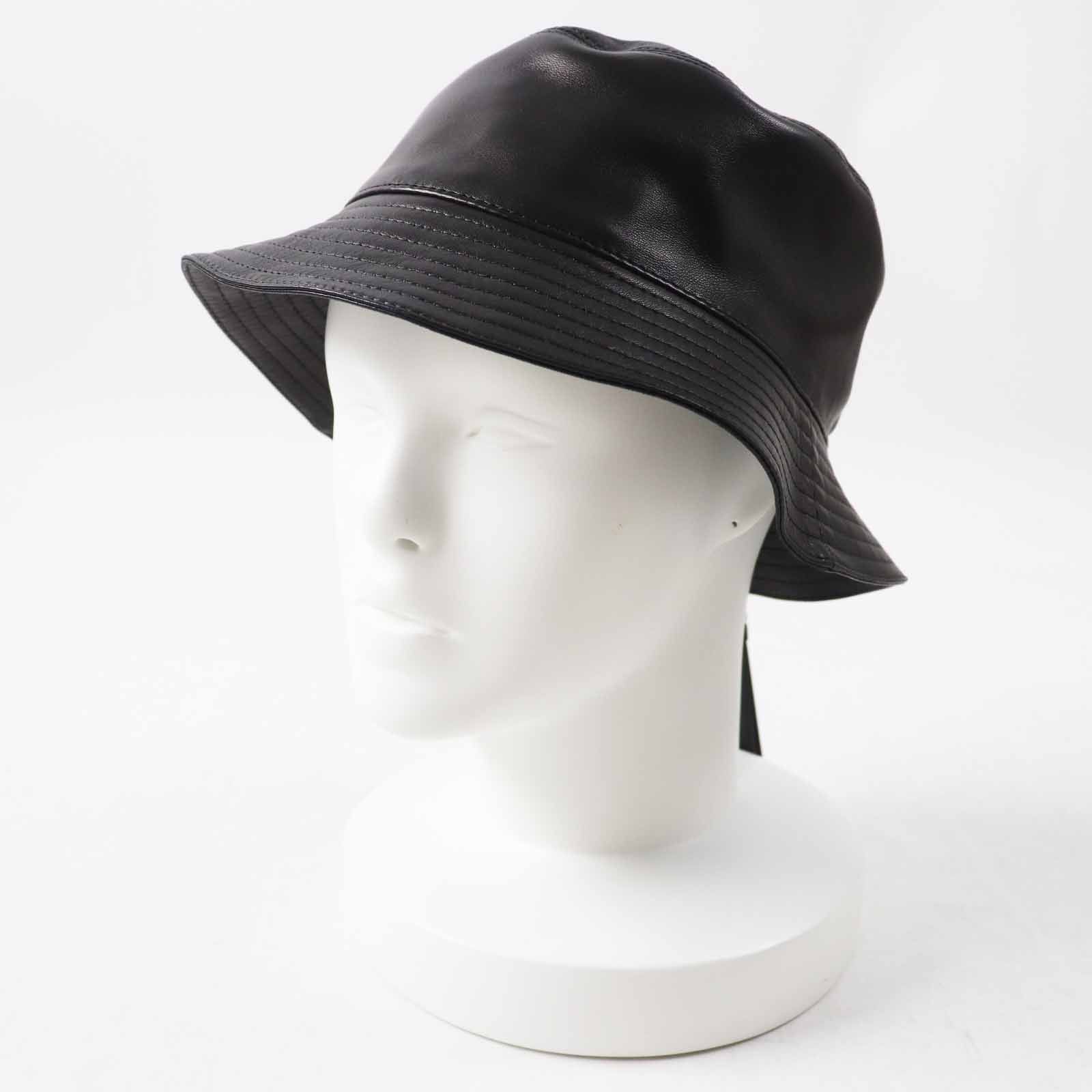 Loewe Loewe Loewe Anagram Lamb leather hat Leather Hats DUTY FREE for USA Size ONE SIZE - 3 Thumbnail
