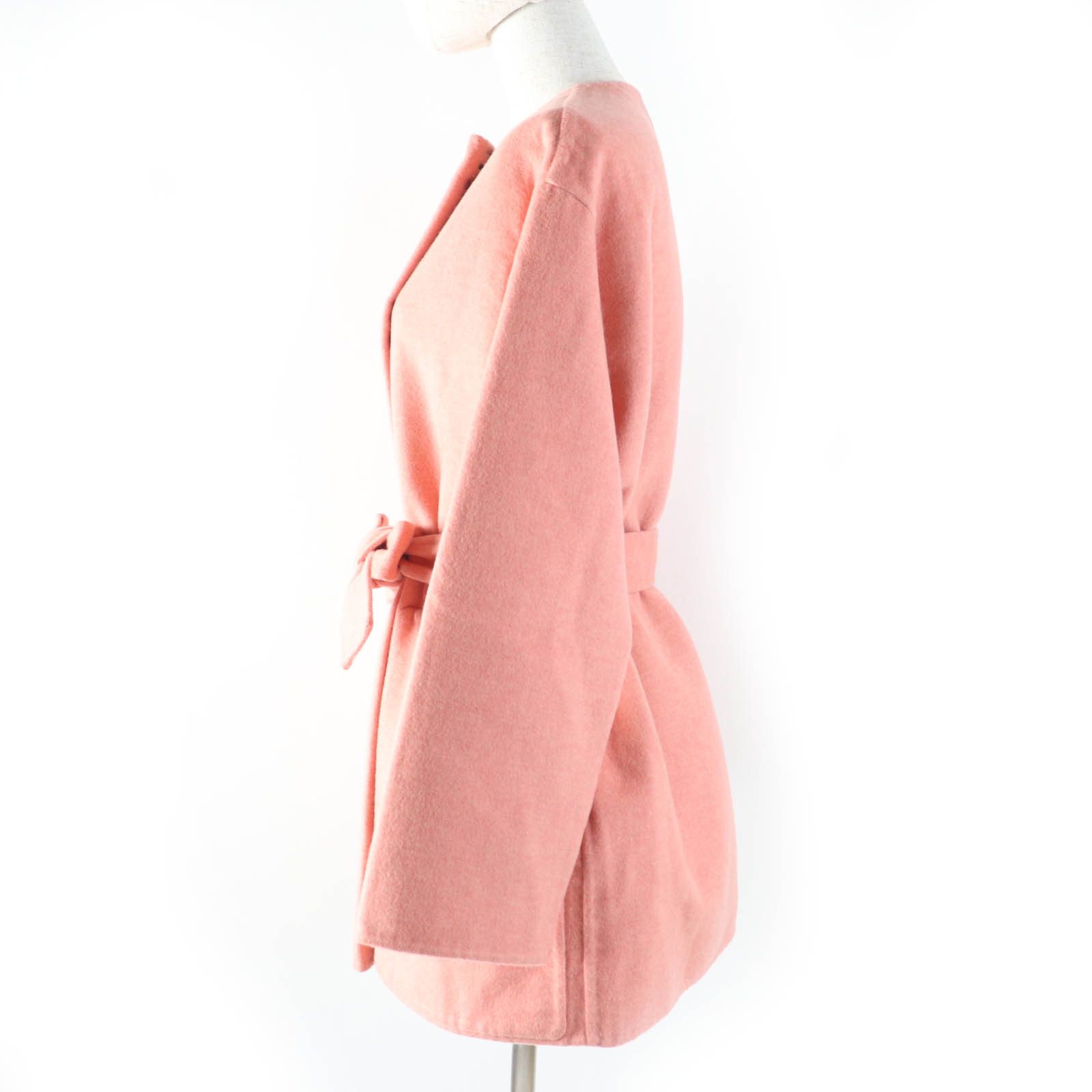 Hermes Hermes Hermes 2H0122DB 100% Cashmere Coat Natural Material Outerwear Size ONE SIZE - 2 Thumbnail