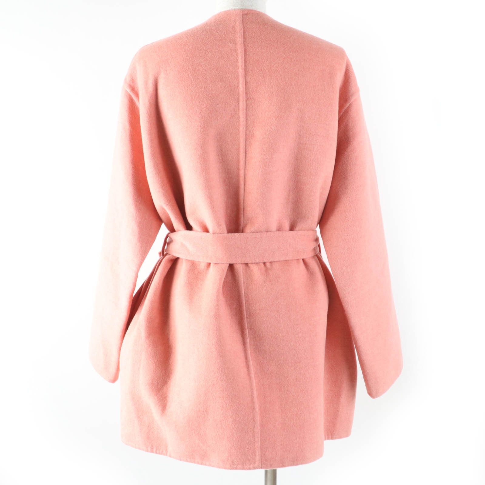 Hermes Hermes Hermes 2H0122DB 100% Cashmere Coat Natural Material Outerwear Size ONE SIZE - 3 Thumbnail
